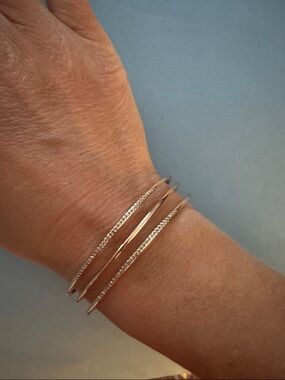 Stella and dot rose gold  Multi-Band Women's Bangle Bracelet